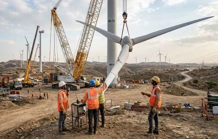 Innovative renewable energy clean energy development in Gurgaon with modern technology integration.