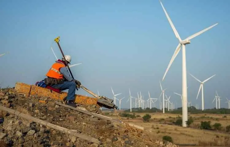 High-efficiency wind turbines in Pune producing sustainable renewable energy.