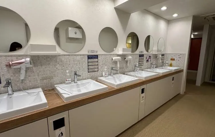 Modern bathing space Interiors Fit-out in Haryana with sophisticated decor finishes.