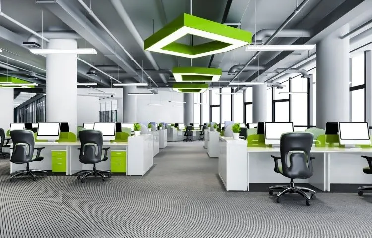 Advanced commercial interior Fit-out in Pune with refined workspace detailing.