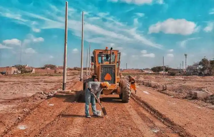 Sustainable road construction services in India with advanced surfacing methods.