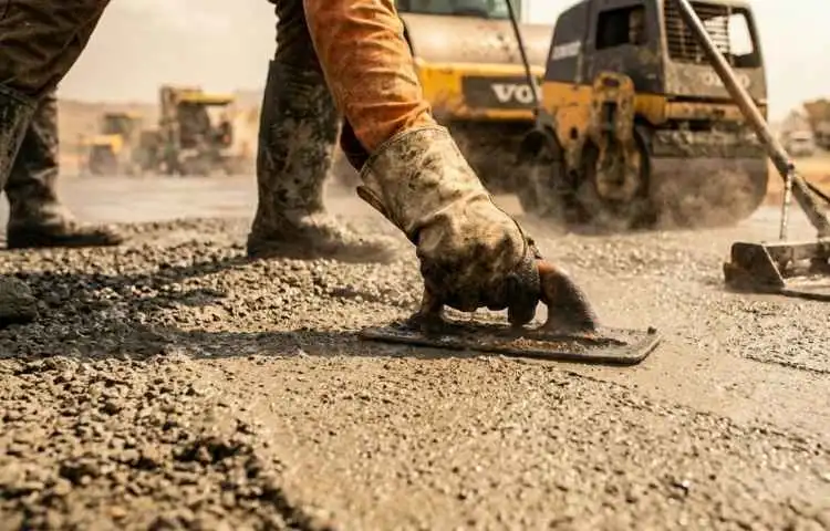 National highway road construction in Delhi with durable asphalt paving systems.