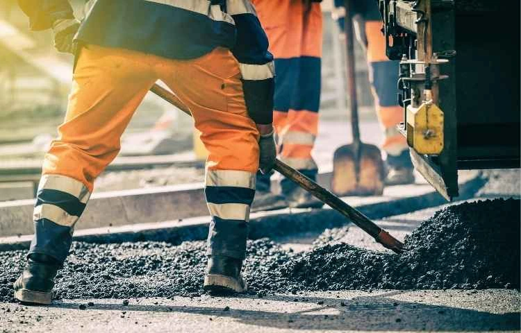 Advanced concrete Road Construction in hyderabad with improved load-bearing capacity.