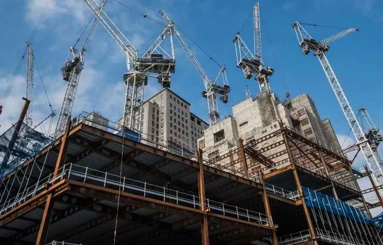 Industrial construction services in Mumbai for large-scale infrastructure projects.