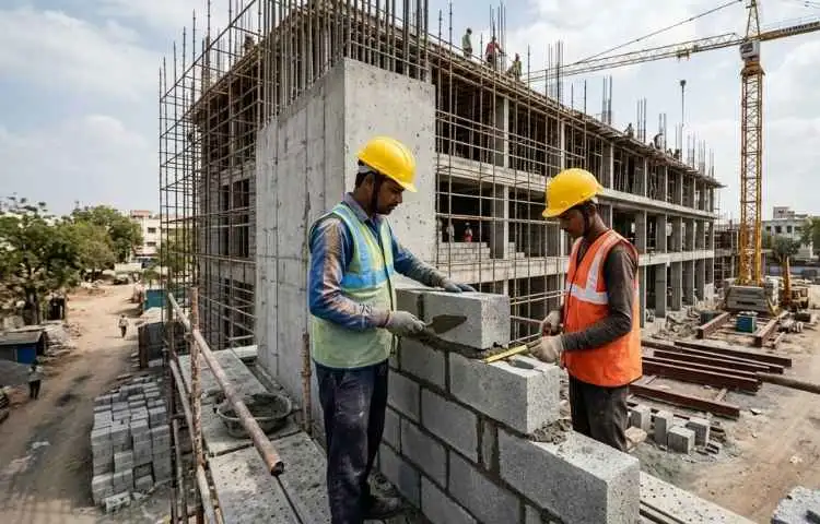 Factory construction services in Pune for efficient industrial operations setup.